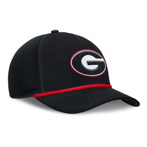 Georgia Bulldogs Nike Rise Mesh Flexfit Hat M/L Black