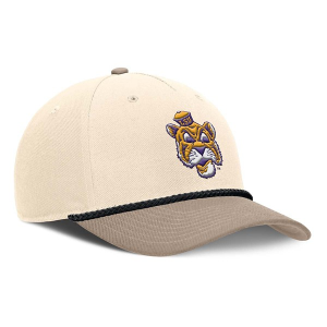 LSU Tigers Nike Rise Legacy Flexfit Hat M/L Natural