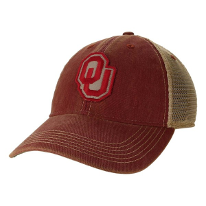 Oklahoma Sooners Legacy CP Patch Adjustable Hat One Size Cardinal