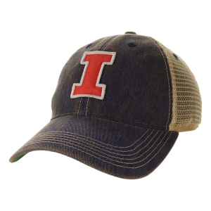 Illinois Fighting Illini Legacy CP Patch Adjustable Hat One Size Navy