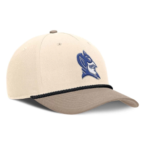 Duke Blue Devils Nike Rise Legacy Flexfit Hat M/L Natural