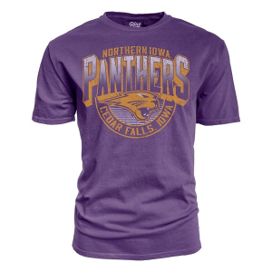 Northern Iowa Panthers Blue 84 Last Penny T-Shirt XLarge Purple