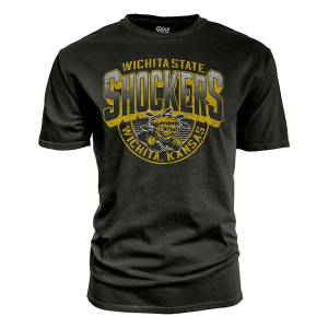 Wichita State Shockers Blue 84 Last Penny T-Shirt Large Black
