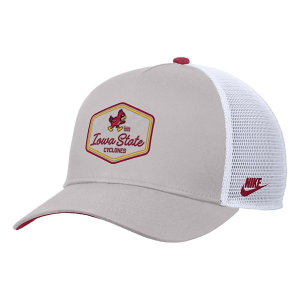 Iowa State Cyclones Nike Rise 5 Panel Flexfit Hat M/L Pewter