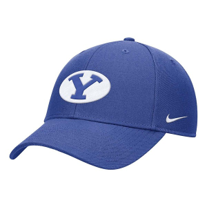 BYU Cougars Nike Club Ripstop Flexfit Hat M/L Royal