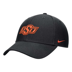 Oklahoma State Cowboys Nike Club Ripstop Flexfit Hat M/L Black
