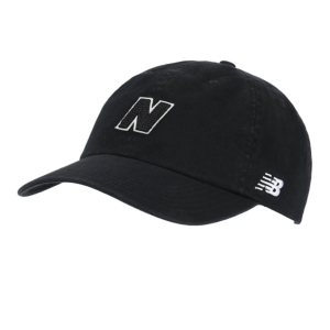 New Balance 6 Panel Block N Adjustable Hat One Size Black