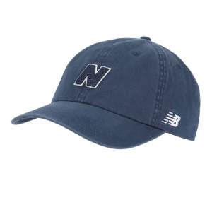 New Balance 6 Panel Block N Adjustable Hat One Size NB Navy