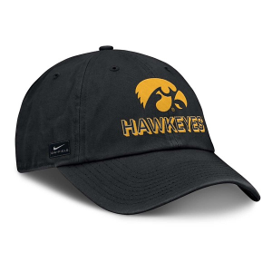 Iowa Hawkeyes Nike Sideline Club Flexfit Hat M/L Black
