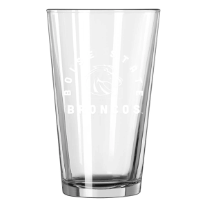 Logo Brands Boise State Broncos Arch Pint Glass