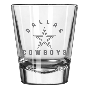 Logo Brands Dallas Cowboys Arch Shot Glass