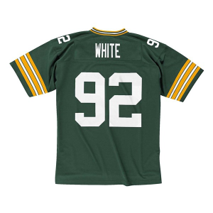 Green Bay Packers Reggie White #92 Mitchell and Ness Replica Jersey XLarge Dark Green