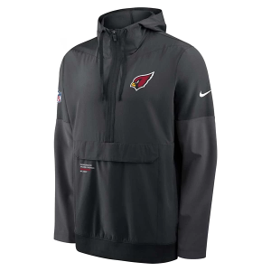 Arizona Cardinals Nike 2025 Sideline Anorak Mid Athletic Jacket XLarge Black