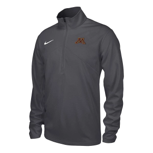 Minnesota Golden Gophers Nike DriFit Training 1/4 Zip 2XLarge Anthricite