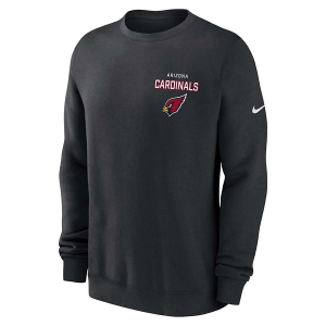 Arizona Cardinals Nike Club Crewneck XLarge Black