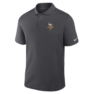 Minnesota Vikings Nike Victory Polo 2XLarge Anthracite