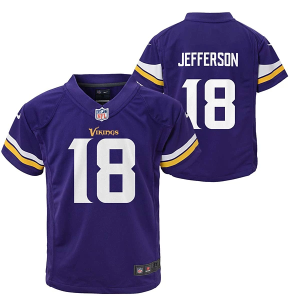 Minnesota Vikings Justin Jefferson #18 Nike Game Toddler Jersey 4T Purple