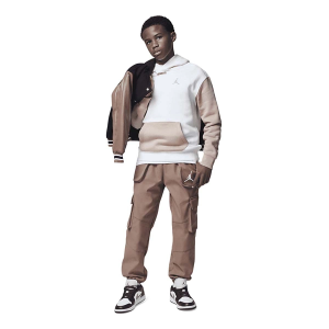 Kids' Jordan Brooklyn Hoodie Medium Sail