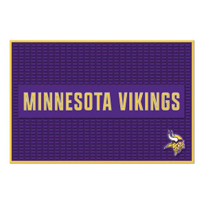 Rico Industries Minnesota Vikings Molded PVC Bar Mat