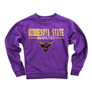 Minnesota State Mavericks Wes and Willy Toddler Girls' Crew 3T Grape