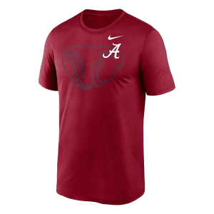 Alabama Crimson Tide Nike Shadow Logo T-Shirt Medium Crimson