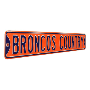 Authentic Street Signs Denver Broncos Country Street Sign