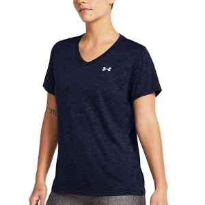 Women's Under Armour Tech Twist T-Shirt 2XLarge Midnight Navy/White