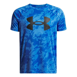 Kids' Under Armour Tech Blueprint T-Shirt XSmall Blue/Black