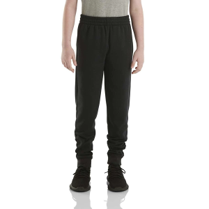 Kids' Carhartt Logo Fleece Joggers 6 Black Regular