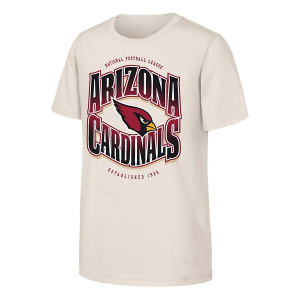 Kids' Arizona Cardinals Genuine Stuff Huddle T-Shirt XLarge Natural