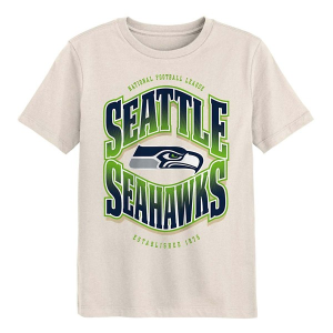Kids' Seattle Seahawks Genuine Stuff Huddle T-Shirt 4 Natural