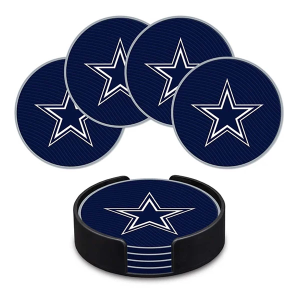 Rico Industries Dallas Cowboys PVC Coaster Set