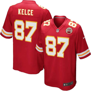 Kansas City Chiefs Travis Kelce #87 Nike Game Jersey 3XLarge Red