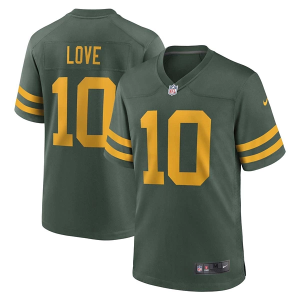 Green Bay Packers Jordan Love #10 Nike Alternate Game Jersey XLarge Green