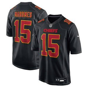 Kansas City Chiefs Patrick Mahomes #15 Nike Chase Jersey 2XLarge Black