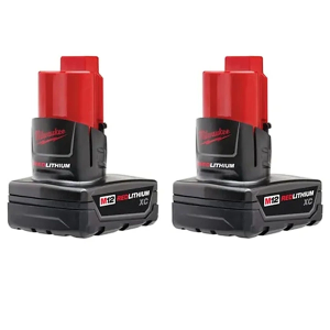 Milwaukee M12 REDLITHIUM XC Battery Pack (2 Pack)