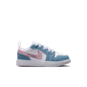 Kids' Jordan 1 Low Alt SE Sneakers Little 2.5 Regular Cobalt Bliss/Pink Glow/White