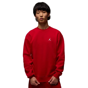Men's Jordan Brooklyn Fleece Crewneck Sweatshirt XLarge Gym Red/White