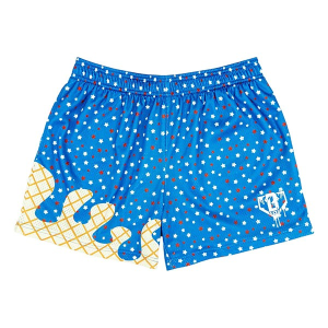 Boys' Baseball Lifestyle Ice Cream Lounge Shorts Youth Small Red/White/Blue