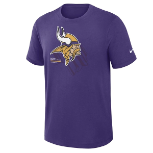 Minnesota Vikings Nike Slub T-Shirt Large Purple