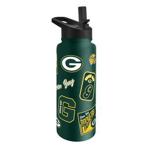 Logo Brands Green Bay Packers 34oz. Dreamweave Quencher Bottle