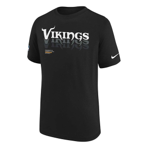 Kids' Minnesota Vikings Nike Legend T-Shirt Medium Black