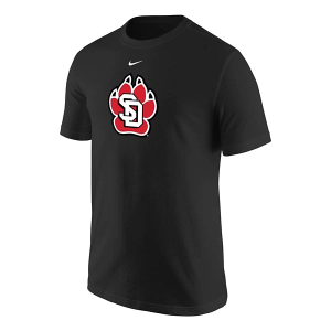South Dakota Coyotes Nike Logo T-Shirt 3XLarge Black
