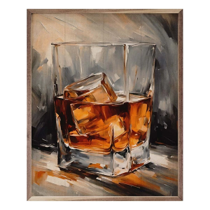 Kendrick Home Whiskey Glass Sign