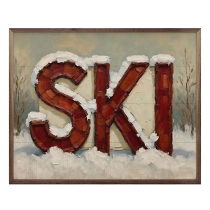 Kendrick Home Vintage Ski Sign