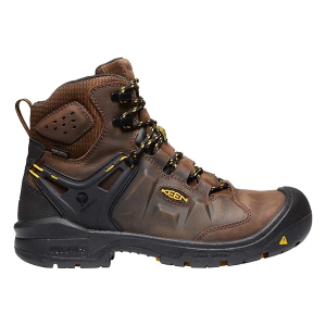 Men's KEEN Dover 6" Carbon-Fiber Toe Waterproof Composite Toe Work Boots Outdoor 10.5 Dark Earth/Black