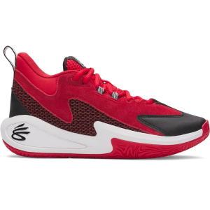 Kids' Under Armour Curry Z3 25 SDE Basketball Shoes Big 6 Regular Red/White/Black