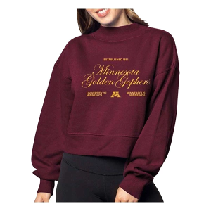 Minnesota Golden Gophers Chicka-D Women's Crew Large Maroon