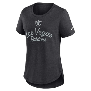Women's Las Vegas Raiders Nike Tri Fashion T-Shirt Small Black