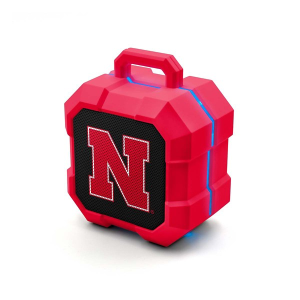 Prime Brands Group Nebraska Cornhuskers Shockbox LED Bluetooth Speaker